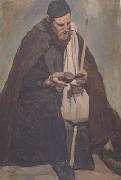 Jean Baptiste Camille  Corot, Moine italien assis (mk11)